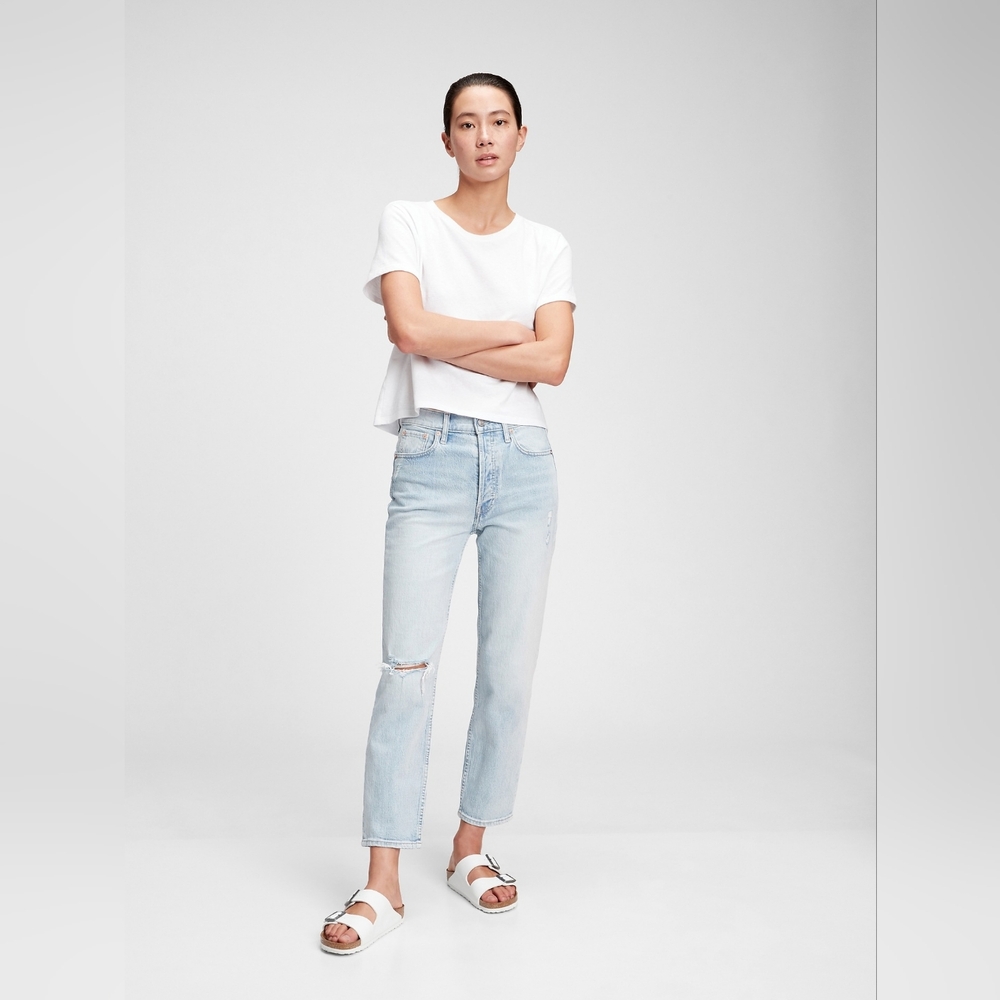 Gap High Rise Cheeky Straight Jeans Size 30 Vintage Vibes